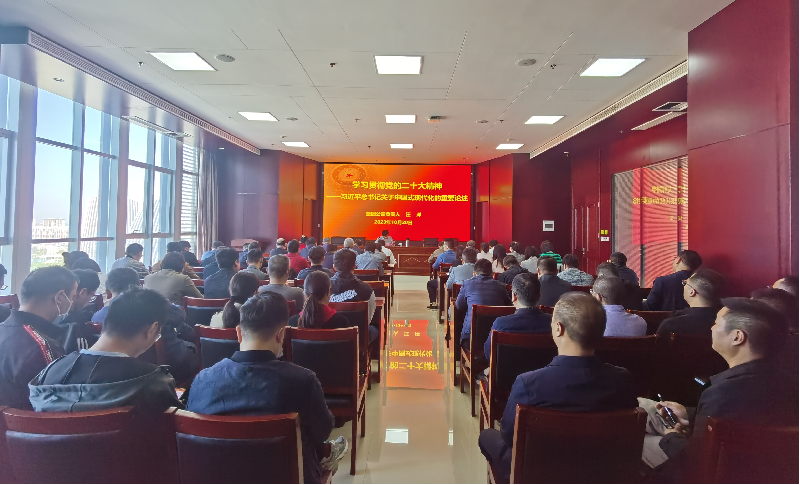 紧跟核心强忠诚 在深学细悟中坚定信仰信念 ——开云体育(中国)官方网站-开云 SPORTS
负责人汪洋同志为全体党员讲授主题教育专题党课